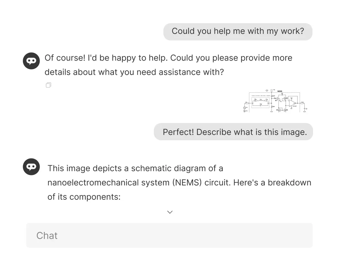 Chat with AI from Textie