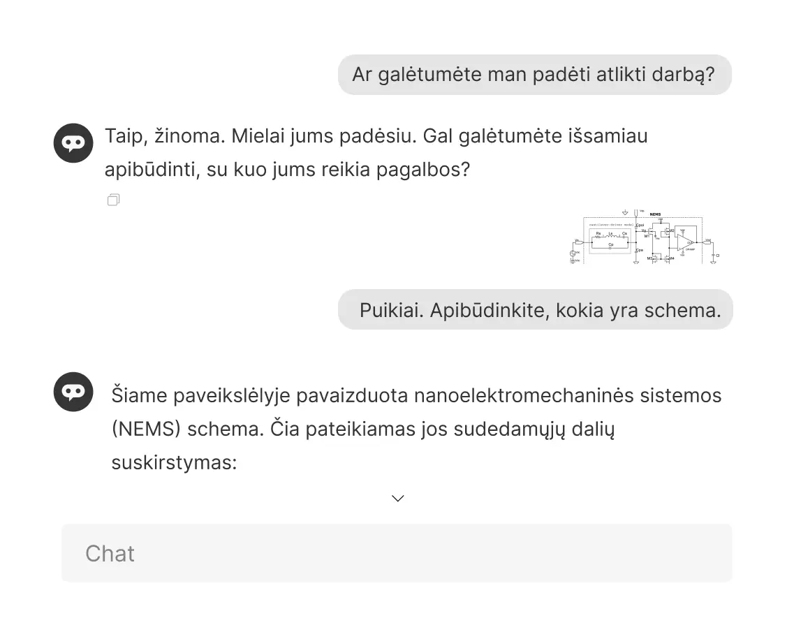 Chat with AI from Textie