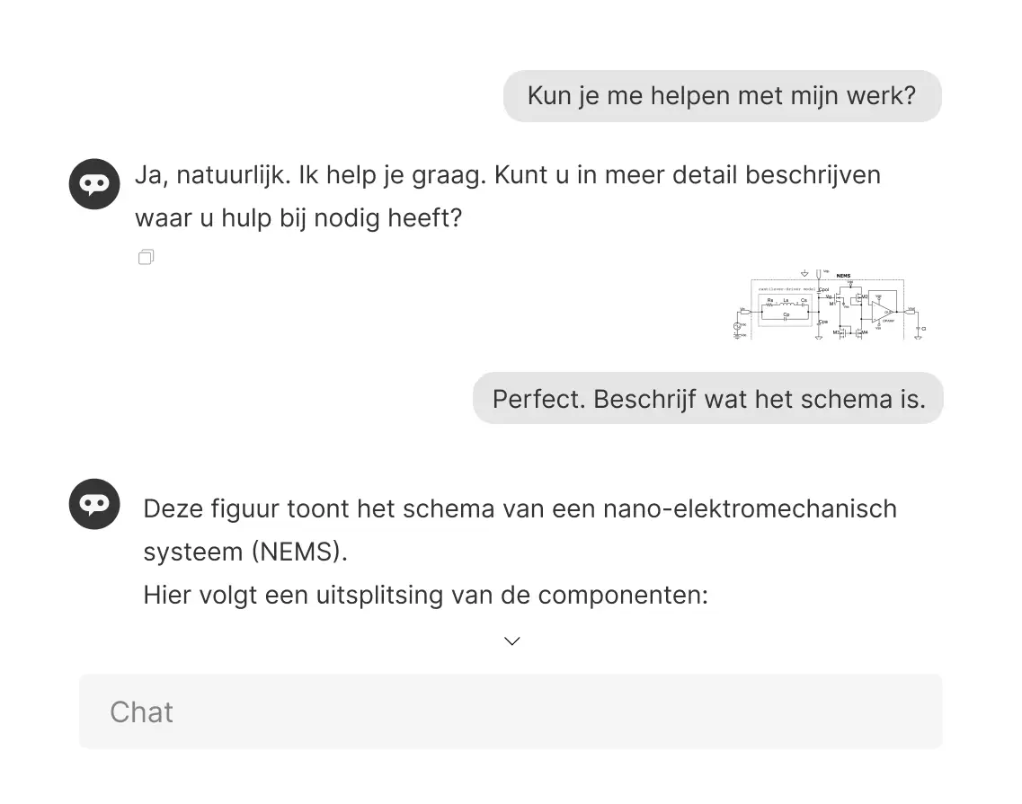 Chat with AI from Textie